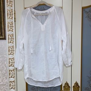 H&M L.O.G.G White Bohemian Cover Up